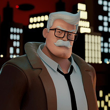 Jim Gordon - Animated Series. Un proyecto de Modelado 3D, Diseño de personajes 3D y Diseño de personajes de Pedro Henrique de Souza Menezes - 18.12.2023