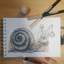 Surealism. Sketchbook project by Carina Alexandra Richter - 12.19.2023