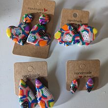 My project for course: Polymer Clay Jewelry Design for Beginners. Un proyecto de Diseño de complementos, Artesanía, Diseño de joyas y DIY de kliebarbi - 19.12.2023