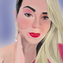 Thalyta . Digital Painting project by waltinhos_ - 12.15.2023