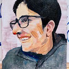 My project for course: Portrait Painting with Oil: Explore Light and Shade. Un proyecto de Bellas Artes, Pintura y Pintura al óleo de q5ndgkvknt - 19.12.2023