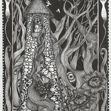 Mein Abschlussprojekt für den Kurs: Märchenillustration mit Feder und Tinte. Un proyecto de Dibujo, Dibujo artístico e Ilustración con tinta de Rusch Veronika - 19.12.2023