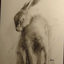 Rabbit prince. Ilustração tradicional, Desenho, e Desenho de retrato projeto de Shael Ami - 19.12.2023