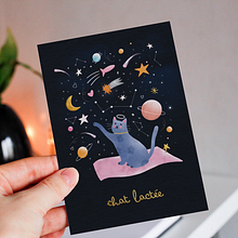 Illustration "Chat Lactée". Projekt z dziedziny Ilustracja c i frowa użytkownika Camille - 19.12.2023