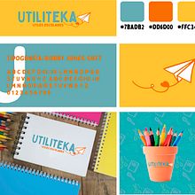 Branding Utiliteka. Un progetto di Br, ing, Br, identit, Design di accessori e Graphic design di Daniela Abigail Rodriguez - 19.12.2023