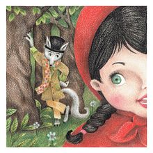 Cappuccetto Rosso. Projekt z dziedziny Trad, c i jna ilustracja użytkownika Daniela Ferrantino - 19.12.2023