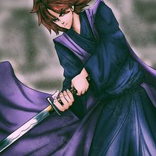 Samurai invernal. Traditional illustration, Character Design, and Digital Illustration project by salvacrack12 - 10.14.2023