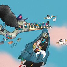 MORE MOTHERS ARE DYING . % Wayne Cheng tarafından hazırlanan Geleneksel illüstras, on, Dijital İllüstras, on, Editor, al İllüstras, on, Editör, Ve al Tasarım projesi - 12.20.2023