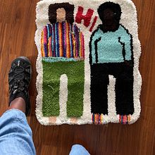 My project for course: Introduction to Tufting: Learn to Paint with Yarn. Arts, Crafts, Interior Decoration, Fiber Arts, Punch Needle, and Textile Design project by sondel Wilson - 12.20.2023
