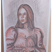 Mi proyecto del curso: Dibujo de retrato clásico: el método del Renacimiento. Un proyecto de Bellas Artes, Bocetado, Dibujo, Dibujo de Retrato, Dibujo realista y Dibujo artístico de Angélica Botero - 20.12.2023