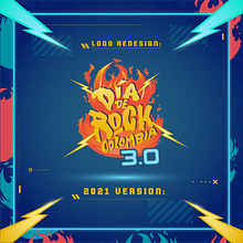 Dia del Rock colombia 3.0. Un progetto di Direzione artistica, Design, Br, ing, Br, identit e Pubblicità di Camilo Bermúdez - 20.12.2023