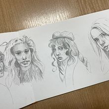 Mój projekt z kursu: Szkicowanie portretów: odkrywaj ludzką twarz. Un progetto di Bozzetti, Disegno, Disegno di ritratti, Disegno artistico e Sketchbook di ald84 - 21.12.2023