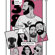 Meu projeto do curso: Ilustração vetorial de filmes. Un progetto di Illustrazione vettoriale, Design di poster  e Illustrazione digitale di Tati Pinup - 18.12.2023