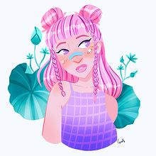 Mi proyecto del curso: Retrato de personajes estilo cartoon con Procreate. Projekt z dziedziny Projektowanie postaci, Ilustracja c, frowa, R, sunek c, frow, Malarstwo c i frowe użytkownika Guie Xhuuba - 22.12.2023