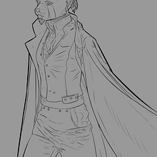 Character in formal attire. Un projet de Illustration numérique de zeabethart - 22.12.2023