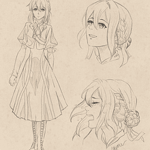 Meu projeto do curso: Desenho de personagens mangá do zero. Traditional illustration, Character Design, Comic, Pencil Drawing, Drawing, and Manga project by camila_myamazaki - 12.22.2023
