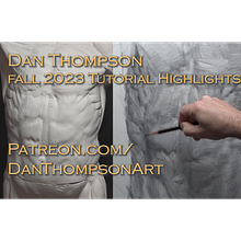 A highlights video of several of my Tutorial lessons. Een project van Traditionele illustratie, Tekening met potlood,  Ontwerp,  Tekening,  Portrettekening, Realistische tekening,  Artistieke tekening, Kinderillustratie, Digitale tekening, Anatomisch tekenen, Tekenen met kleurpotloden, Schilderij, Aquarelschilderen,  Acr, lschilderij,  Olieverfschilderij,  Digitaal schilderij, Schilderen met gouache, Beeldhouwwerk, Grafisch ontwerp y Educatie van Dan Thompson - 22.12.2023