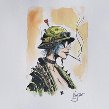 My project for course: Inking Techniques for Comics and Illustration. Ilustração tradicional, Artes plásticas, Pintura, Comic e Ilustração com tinta projeto de Olivier Ventura - 21.12.2023