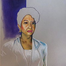 Paloma septiembre 12. Pastel seco. Painting, Drawing, Portrait Drawing, and Artistic Drawing project by M. Gerardo Rodríguez - 12.23.2023
