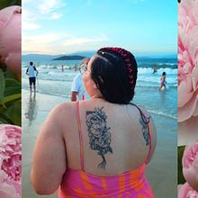 Mi proyecto del curso: (primer tatuaje en piel real). Een project van Traditionele illustratie,  Tatoeageontwerp y  Botanische illustratie van castillogzlez - 09.12.2023