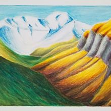 Balades Pyrénéenes  Ein Projekt aus dem Bereich Traditionelle Illustration, Bildende Künste, Bleistiftzeichnung, Zeichnung und Artistische Zeichnung von viobunny - 23.12.2023