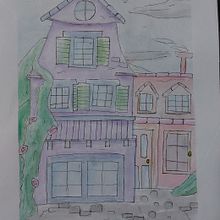 Meu projeto do curso: Desenho arquitetônico com aquarela e tinta. Un progetto di Bozzetti, Disegno, Pittura ad acquerello, Illustrazione architettonica e Sketchbook di Vitória Terri - 24.12.2023