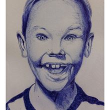 Niño cabr.... Traditional illustration project by Toni Martinez Morales - 12.24.2023