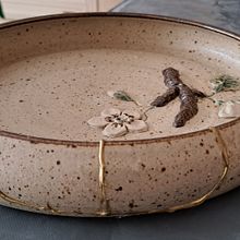 Mein Abschlussprojekt für den Kurs: Einführung zu Kintsugi: Repariere deine Tonwaren mit Gold. Arts, Crafts, Fine Arts, Ceramics, and DIY project by Sabine Grage - 12.24.2023