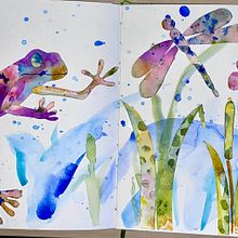 My project for course: Creative Watercolor Sketching for Beginners. Traditional illustration, Sketching, Creativit, Drawing, Watercolor Painting, and Sketchbook project by Juan Carlos - 12.25.2023