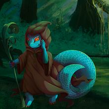 My project for course: Fantasy Character Design in Procreate. Un proyecto de Ilustración tradicional, Diseño de personajes, Ilustración digital, Dibujo digital y Pintura digital de Demi Martens - 03.03.2024