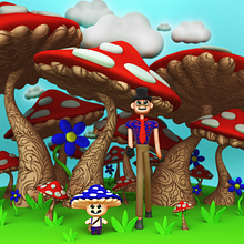 Mi proyecto del curso: Diseño e ilustración 3D de personajes. Un progetto di 3D, Character design, Modellazione 3D e Character design 3D di Anary Mascareño - 26.12.2023