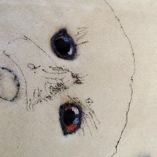 My project for course: Needle Felting: Paint Portraits with Wool. Arts, Crafts, Fiber Arts, Naturalistic Illustration, Needle Felting, and Textile Design project by ingridg - 12.27.2023