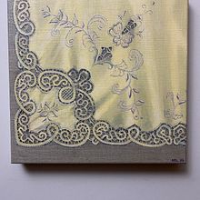 Tutti a tavola! : My mother’s tablecloths . Acr, and lic Painting project by Narnia D - 12.27.2023
