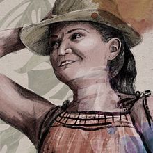 Mi proyecto del curso: Retrato ilustrado con Procreate Ein Projekt aus dem Bereich Traditionelle Illustration, Vektorillustration, Digitale Illustration und Porträtzeichnung von Darmy Riveros - 26.12.2023