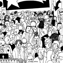 Black and White. Illustrations from my digital sketchbook.. Projekt z dziedziny Ilustracja c, frowa, Sketchbook, R, sunek c i frow użytkownika Gianluca Manna - 28.12.2023