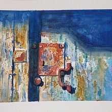 Abschlussprojekt: Aquarell Textur-Meisterkurs. Fine Arts, Painting, and Watercolor Painting project by Jens Meier - 12.28.2023