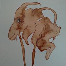 Travaux cours créatures fantastiques inspirées de la nature . Projekt z dziedziny Trad, c i jna ilustracja użytkownika Amandine Rinsoz - 27.12.2023