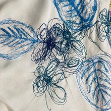 Mi proyecto del curso: Bordado con máquina de coser. Un progetto di Design di accessori, Fashion design, Ricamo, Cucito, Fiber Art, Illustrazione botanica e Textile Design di Fer Barr - 26.12.2023