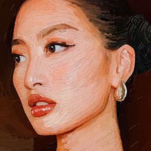 Thanya Super Model - My New Project in Portrait Painting by Rod Lovell. Portrait Drawing, Digital Illustration, Digital Drawing, Digital Painting, Traditional illustration, Drawing, Realistic Drawing, Painting, Oil Painting, Decoration, Decorative Painting, Figure Drawing, Sketching, and Sketchbook project by Rod Lovell - 12.26.2023