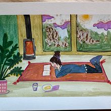 My project for course: Exploratory Sketchbook: Find Your Drawing Style. Traditional illustration, Sketching, Creativit, Drawing, Watercolor Painting, Sketchbook, and Gouache Painting project by libbiedayer - 12.27.2023