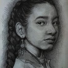 Mi proyecto del curso: Retrato realista con lápiz de grafito. Projekt z dziedziny Trad, c, jna ilustracja,  Sztuki piękne, Sketching, R, sunek ołówkiem,  R, sunek, Portret, R, sunek realist, czn,  R, sunek art, st, czn, R i sunek anatomiczn użytkownika Katia Ramírez López - 28.12.2023