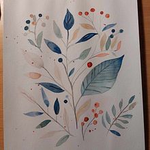 My project for course: Artistic Floral Watercolor: Connect with Nature . % magdalena_e_malinowska tarafından hazırlanan Geleneksel illüstras, on, Tablo, Sulubo, a Resim, Botanik İllüstras, Ve on projesi - 12.29.2023