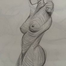 My figure drawings from a day-long model marathon session :).  Much love to the San Francisco Bay Area Models Guild, “ the oldest artist model led cooperative in the United States.” >> bayareamodelsguild.org. Figure Drawing project by Byron Deorosan - 12.06.2023