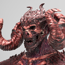 DEMOND SICK. 3D, 3D Modeling, 3D Character Design, and 3D Design project by MrMutantS - 12.30.2023