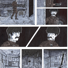 Mi proyecto del curso: Técnicas de entintado para cómic e ilustración. Traditional illustration, Fine Arts, Painting, Comic & Ink Illustration project by eq_22 - 12.30.2023