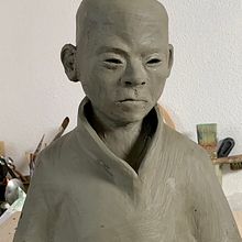 My project for course: Introduction to Clay Figurative Sculpture. Fine Arts, and Sculpture project by e_raset - 12.31.2023