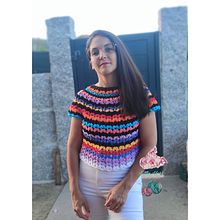 Mi proyecto del curso: Técnicas de crochet para crear prendas coloridas. Un proyecto de Diseño de moda, Tejido, DIY, Crochet y Diseño textil de Alaska - 31.12.2023