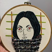 Meu projeto do curso: Criação de retratos bordados. Un proyecto de Bordado y Diseño textil de Jheik Maia - 31.12.2023