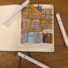 London street. Arts, and Crafts project by house_art - 01.01.2024