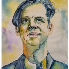 My project for course: Expressive Watercolor Portraits. Traditional illustration, Fine Arts, Painting, Watercolor Painting, and Portrait Drawing project by katharina_rutkowski - 01.01.2024
